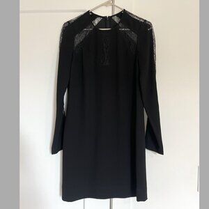 BCBG Lace Panel Mod Mini Dress